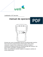 Analizador Unidades Inverter Coolwell