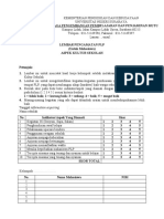 Lembar Pengamatan Plp-Untuk Mahasiswa