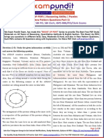 Puzzles Questions New Pattern Questions Part 1 Boost Up Pdfs