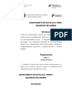 Quadros de Honra Agrupamento D. Pedro I