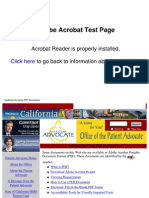 Adobe Acrobat Test Page: Click Here