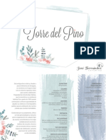 Menus Bodas Torre Del Pino 2020