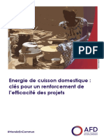 Guide de Bonnes Pratiques Energie de Cuisson Domestique