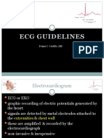 Ecg Guidelines: Donna J. Castillo, MD
