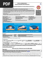 Irctcs E-Ticketing Service Electronic Reservation Slip (Personal User)