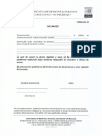 Doctorat UMFCD - Formular 10