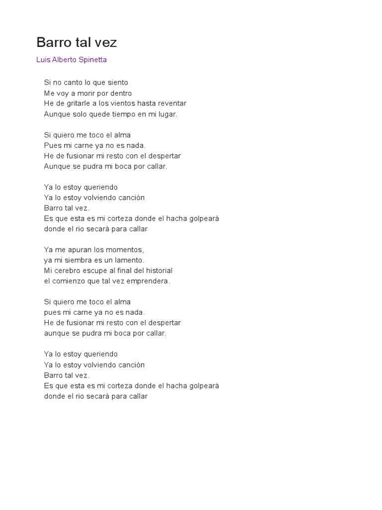 Letras Canciones | PDF | Naturaleza