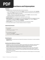 Chapter 3: Inheritance and Polymorphism