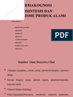 BIOSINTESIS DAN METABOLISME PRODUK ALAMI (Kel 1)