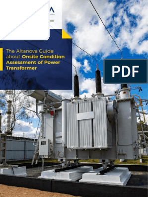 How to assess the condition of a power transformer - Altanova Group