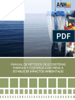 Manual de Métodos de Ecosistemas Marinos y Costeros Con Miras A Establecer Impactos Ambientales PDF