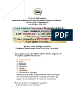 Evaluación diagnóstica de Formación Integral Humana y Religiosa