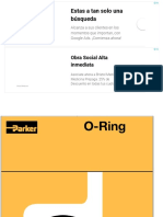 Para La Correcta Selección Del O-Ring Conviene Observar Las Siguientes Recomendaciones - Sello de Brida - Deformación Axial Ó Frontal - PDF