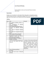 Module 1 - Foundations in Financial Planning Standards