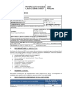 Syllabus - Universidad PDF