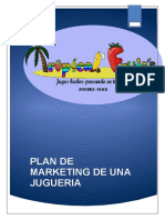 Plan marketing juguería