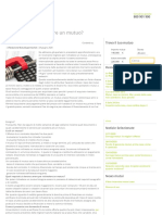 Cosa Serve Per Chiedere Un Mutuo - PDF