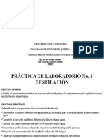 Laboratorio de Op. 2. Destilación