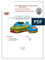 Contaminación de suelos por hidrocarburos de petróleo y bioremediación