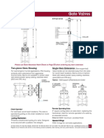 Gate Valves Options: Two-Piece Stem Housing Single Stem Extensions