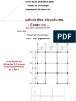 Modélisation Des Structures - Exercice