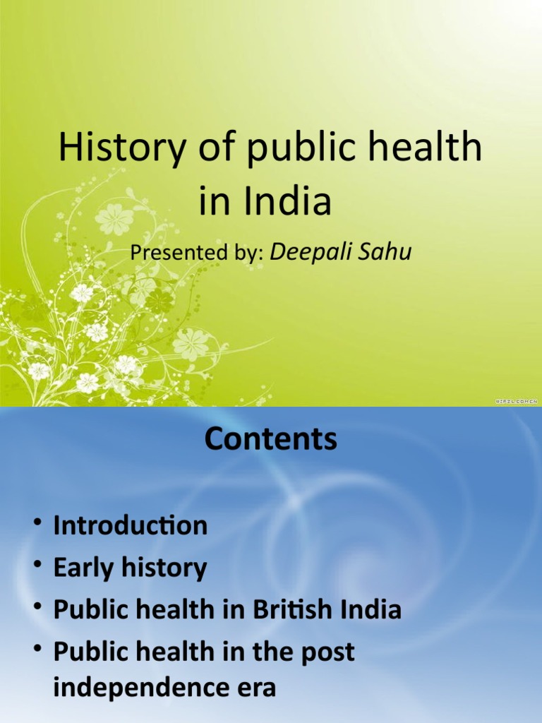 Evolution of Public Health in India | PDF | Public Health | Infant ...