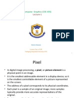 CSE-435 Lecture 1: Introduction to Computer Graphics Pixel and Scan Conversion