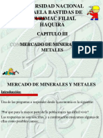 Mercado de Minerales y Metales SEMANA 3