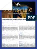Seven Powerpoint Tips For Business Presenters: Business Transformation Through Storytelling