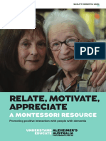 Camp - 2013 - Relate Motivate Appreciate - Alzheimers Australia - Montessori - Resource PDF