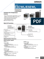 E5Csl/E5Cwl/E5Ewl: Temperature Controllers