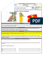 Formato Conformación de Brigada Contra Incendios