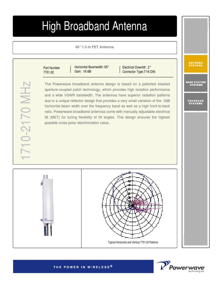 7701 02 PDF | PDF | Antenna (Radio) | Electronic Engineering