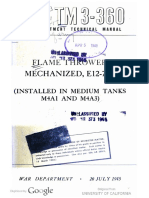 TM 3-360 - Flame Thrower Mechanized E12-7R1 (Installed in Medium Tanks M4A1 and M4A3)