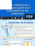 Crear Carpetas y Subcarpetas en Windows