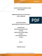 Modalidades de Contrato de Trabajo