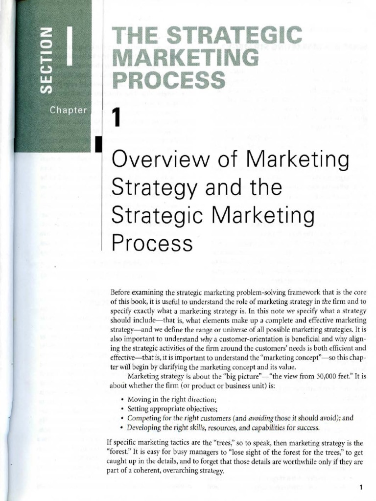 Strategic Marketing PDF