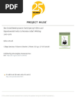 Decolonial Developments: Participatory Politics and Experimental Poetics in Ferreira Gullar's Writing 1957-1975