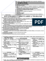 Español: Estándares Curriculares A Trabajar