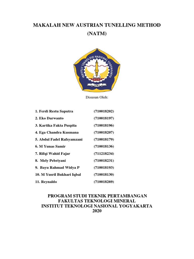Metode Terowongan Austria Baru (NATM) | PDF