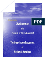 Les - Trouilbles - Du - Developpement - Et - La - Notion - de - Handicap (Mode de Compatibilité)