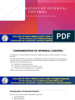 Internal Control Audit Principles