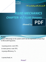 Fluid Mechanics: Chapter-4