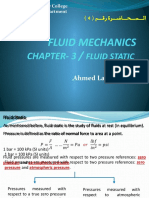 Fluid Mechanics: Chapter-3