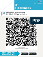 Let'S Help Stop The Spread of Coronavirus: Scan This QR Code With Your NHS COVID-19 App To Check-In