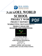 N.H Goel World School: Project Work
