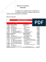 Ajustes impuesto sociedades empresa North S.L 2016