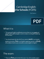 Cambridge English:: First For Schools (Fcefs)