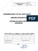 Memoria Descriptiva Hipermercado Tottus en Santa Anita