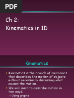 Chap2-Kinematics - 1D - Assignment